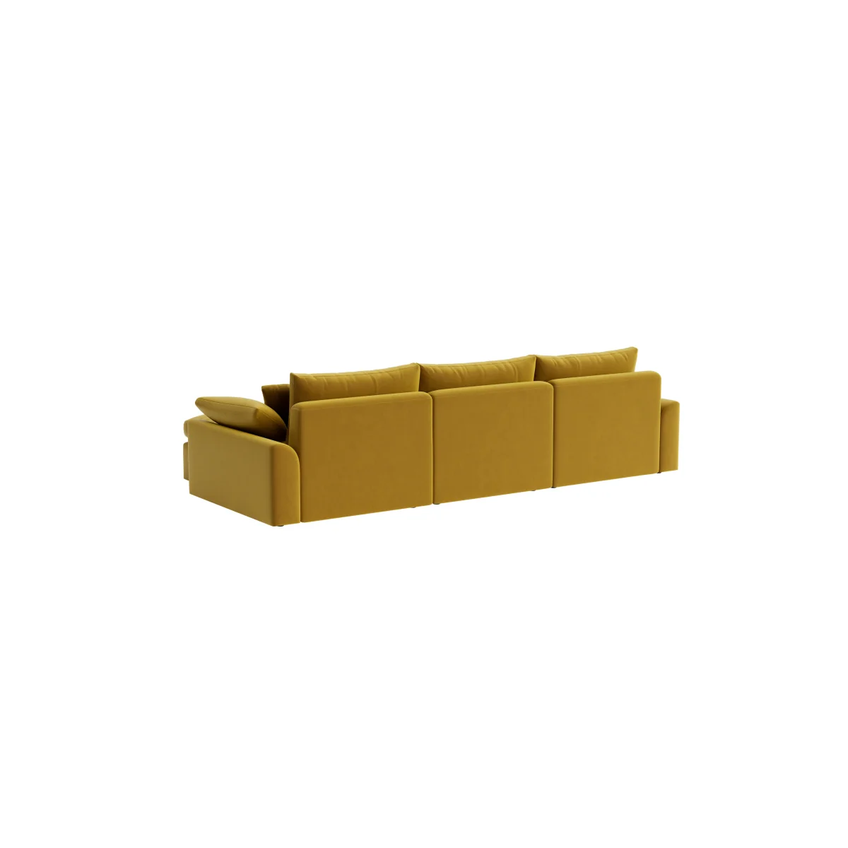 Cuddlemuffin Modular Chaise Sofa, Udoch (Honey Pot Clever Velvet) – image 5