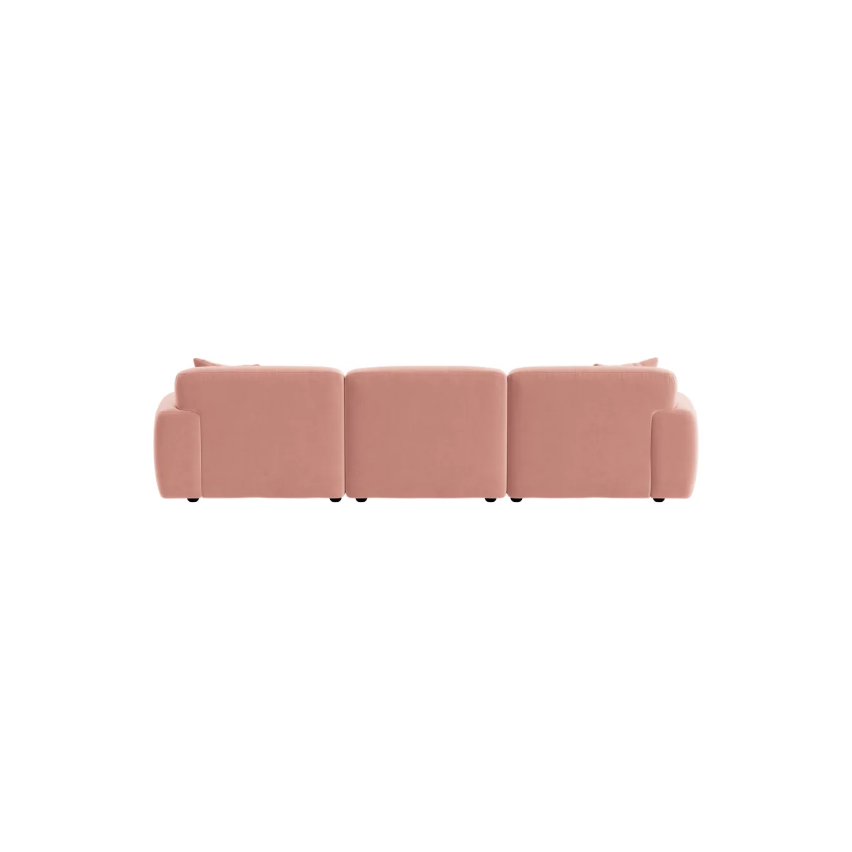 Squishblocks Modular Chaise Sofa, Udoch (Flushed Cheek Clever Velvet) – image 4