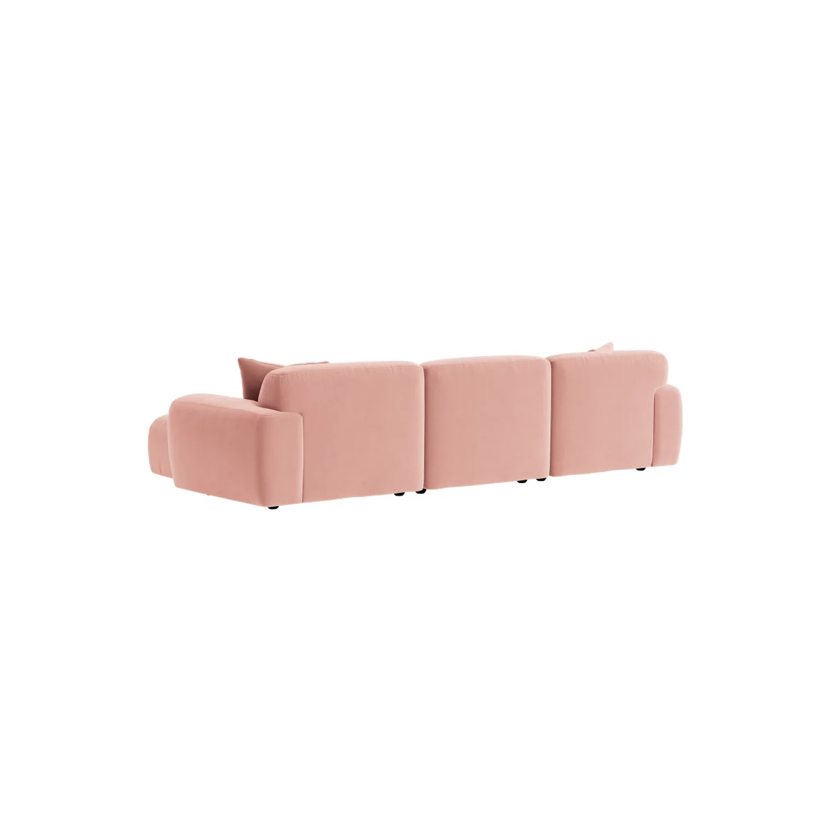 Squishblocks Modular Chaise Sofa, Udoch (Flushed Cheek Clever Velvet) – image 5