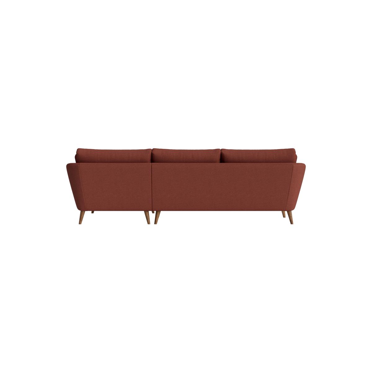 Groover Chaise Sofa in Extra Large Right Hand in Brick Dust Clever Slubby Linen – image 4