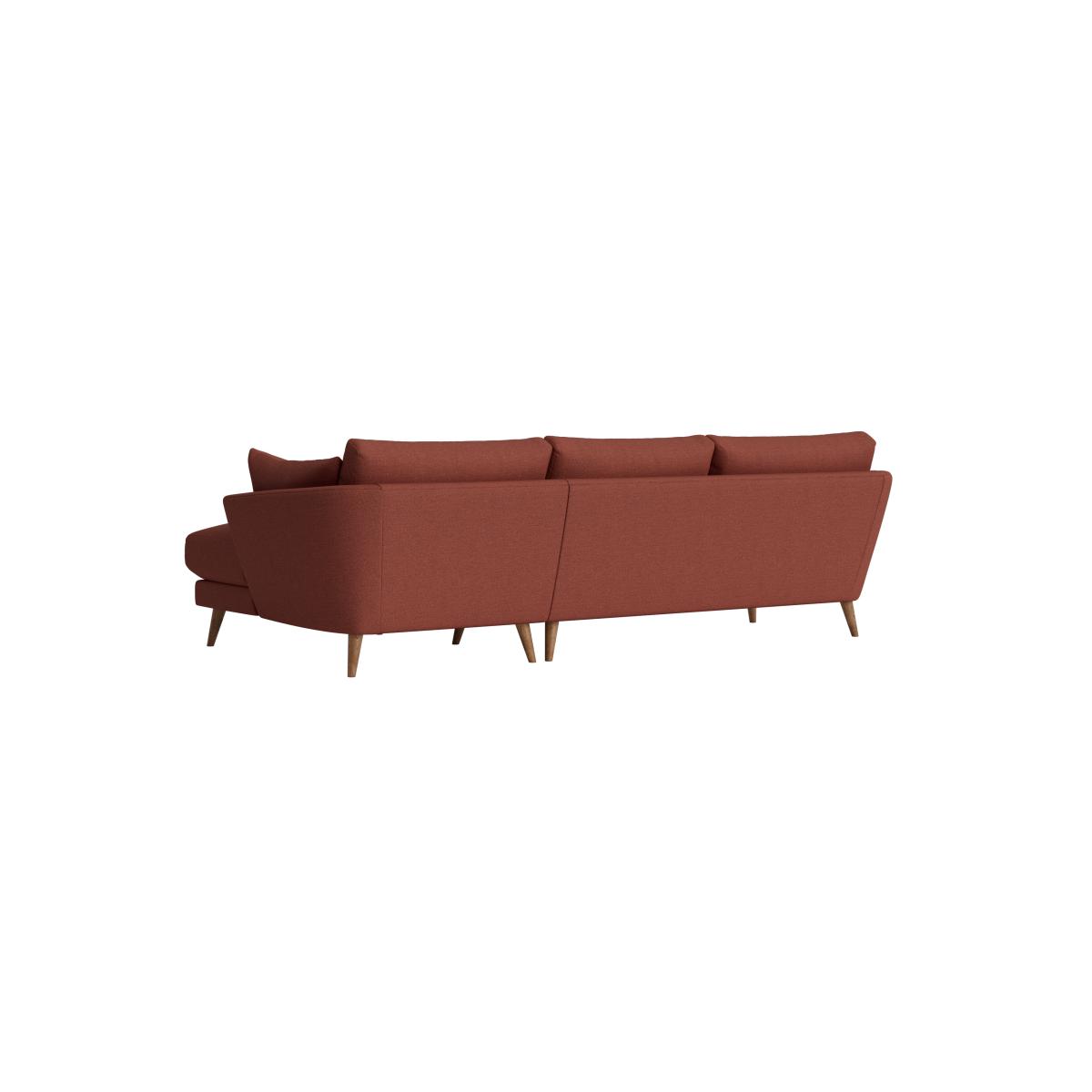 Groover Chaise Sofa in Extra Large Right Hand in Brick Dust Clever Slubby Linen – image 5