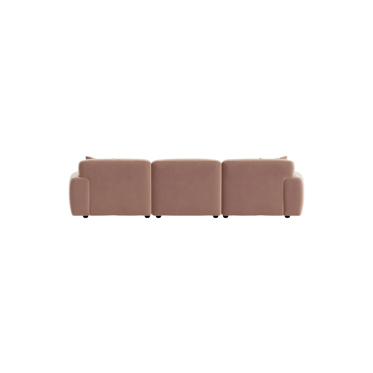 Squishblocks Chaise Movie Sofa (Milky Tea Clever Velvet) – image 4