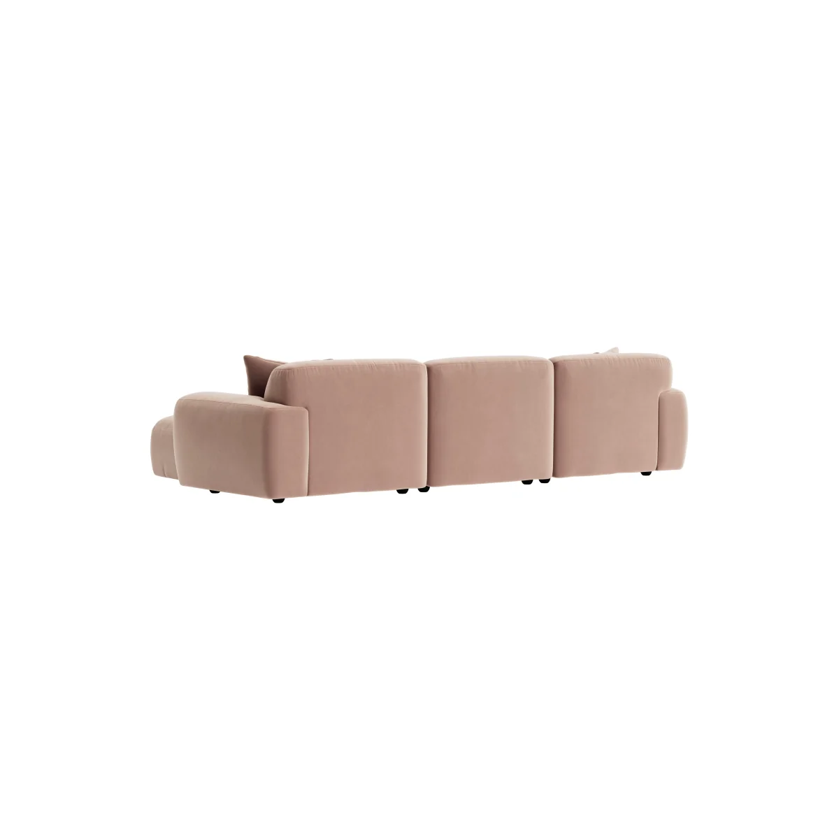Squishblocks Chaise Movie Sofa (Milky Tea Clever Velvet) – image 5