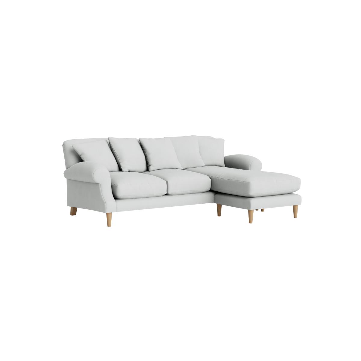 Crumpet Chaise Sofa - Large Left Hand - Clever Cotton - Frosty Window – image 2