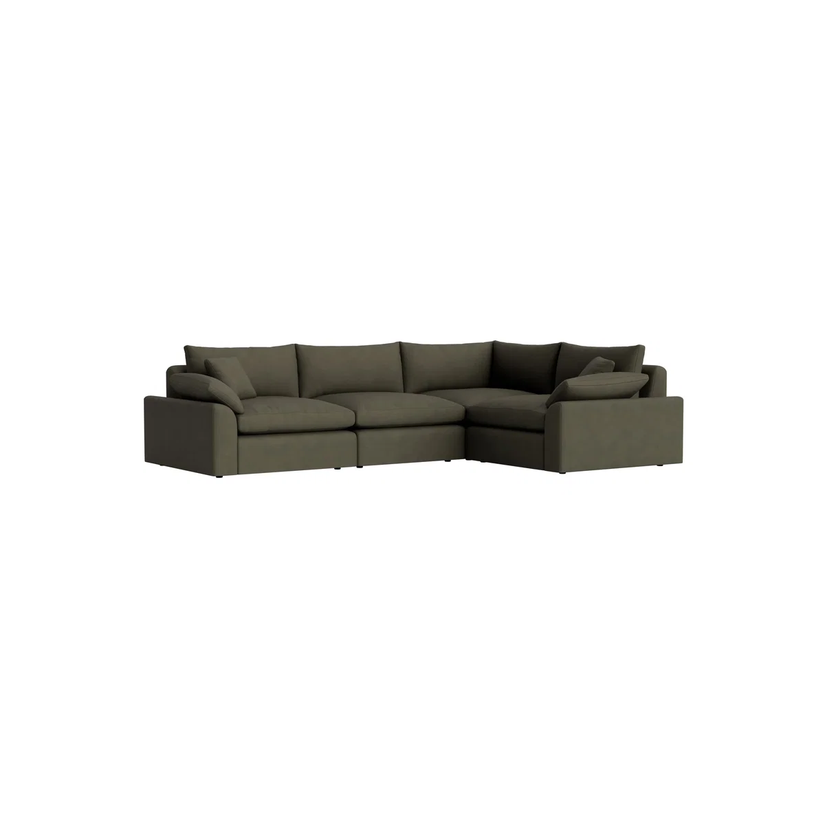 Cuddlemuffin Modular Corner Sofa, Large Right Hand (Woody Walk Clever Cotton) – image 2