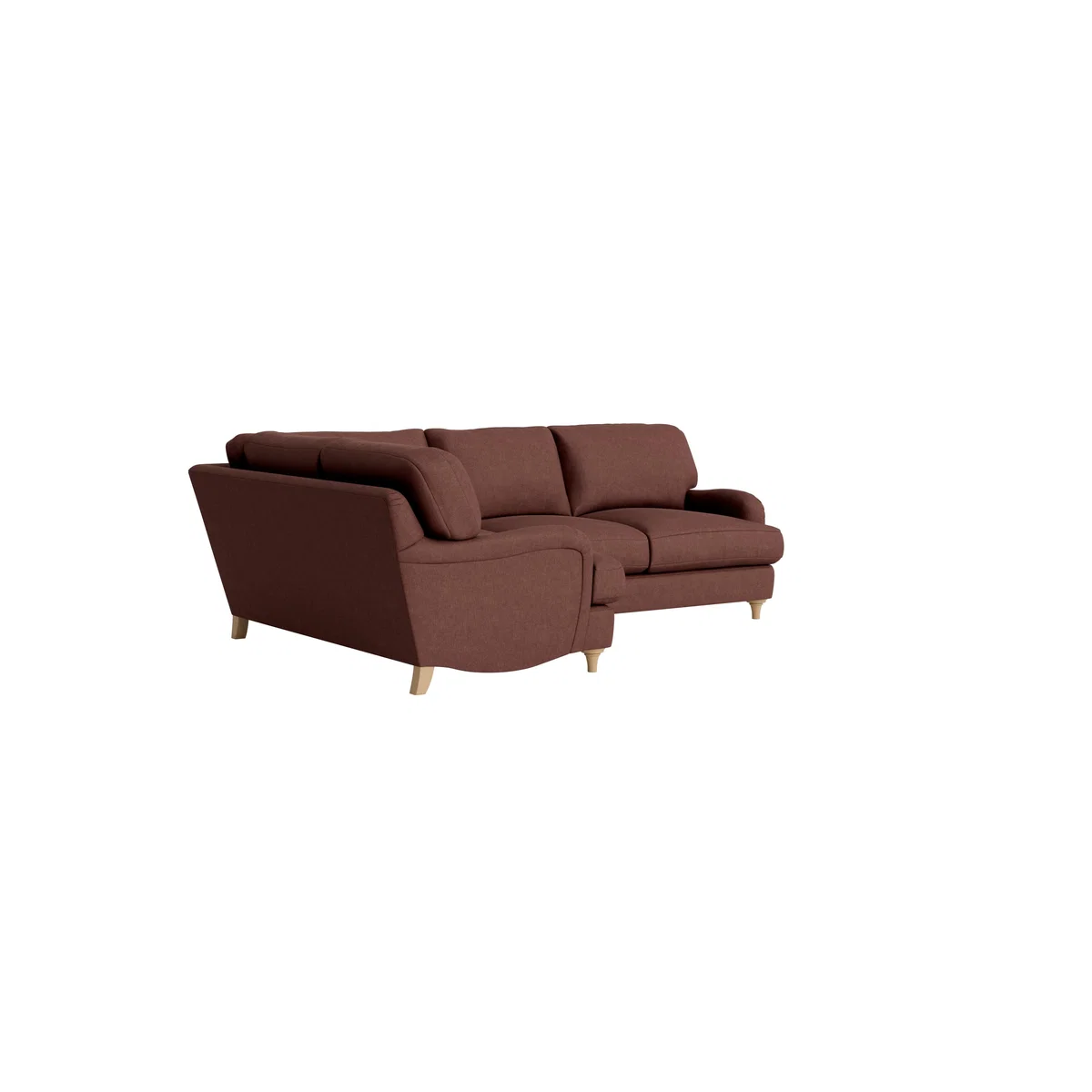 Jonesy Corner Sofa - Extra Large Left Hand - Clever Linen - Mulberry Wine – image 2