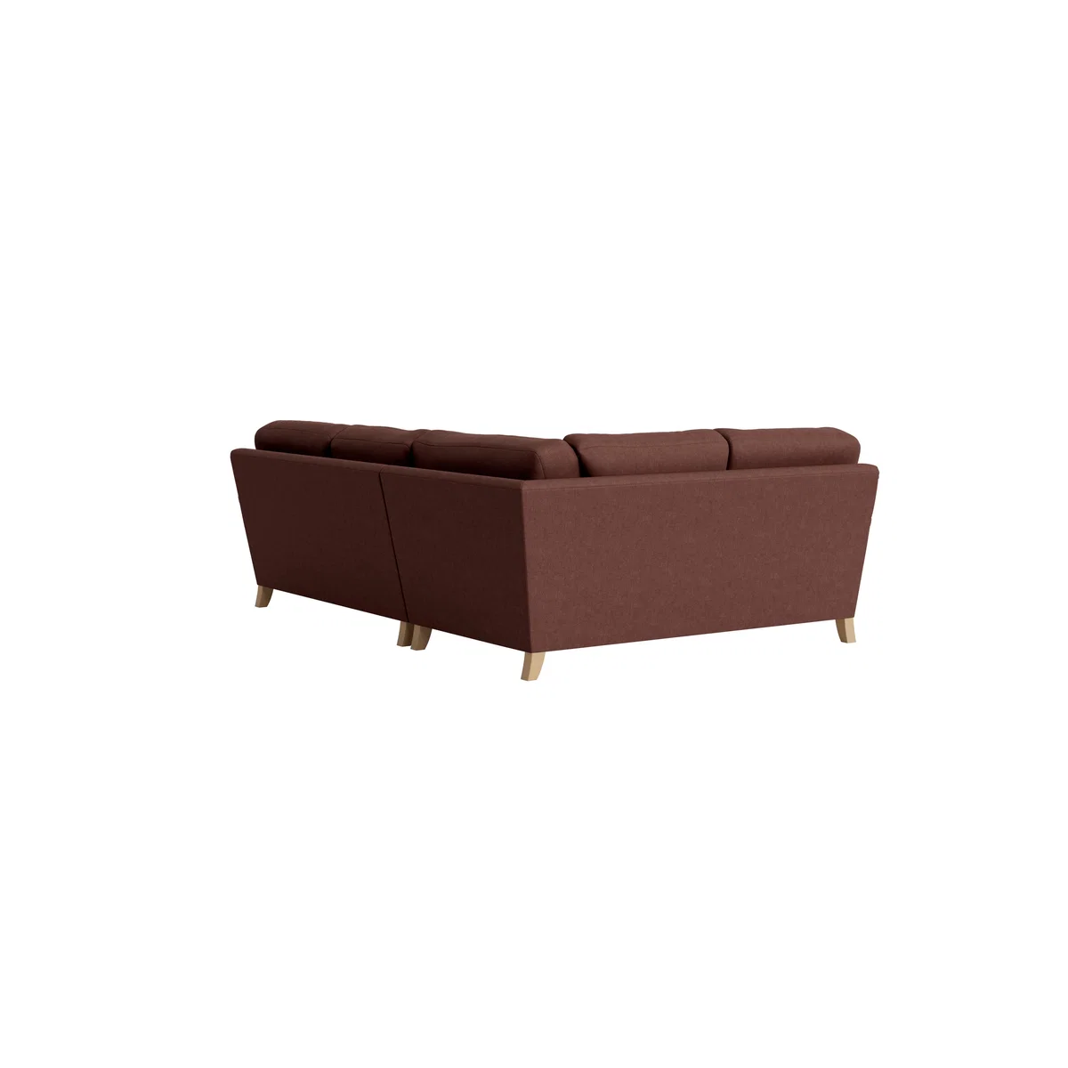 Jonesy Corner Sofa - Extra Large Left Hand - Clever Linen - Mulberry Wine – image 3