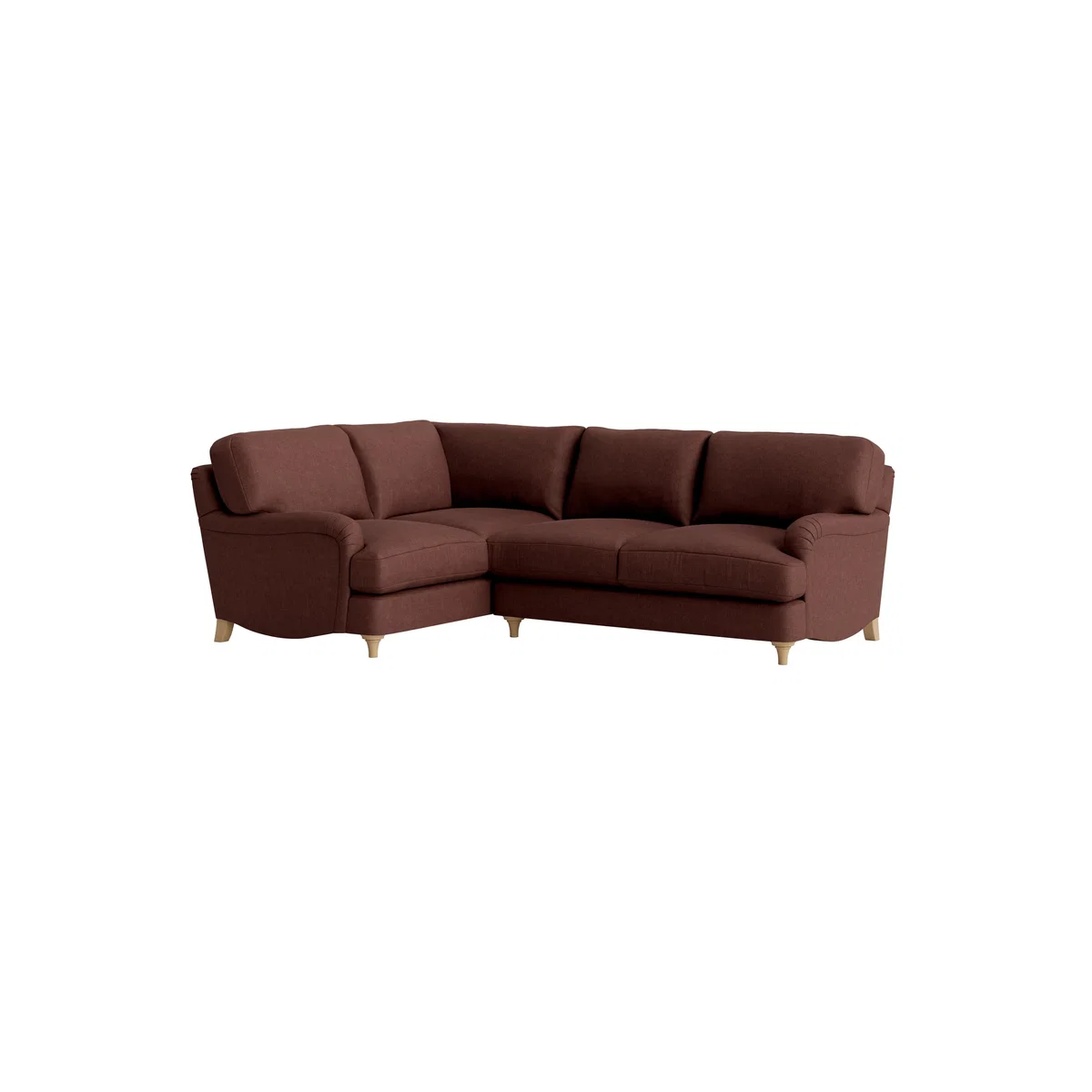 Jonesy Corner Sofa - Extra Large Left Hand - Clever Linen - Mulberry Wine – image 6
