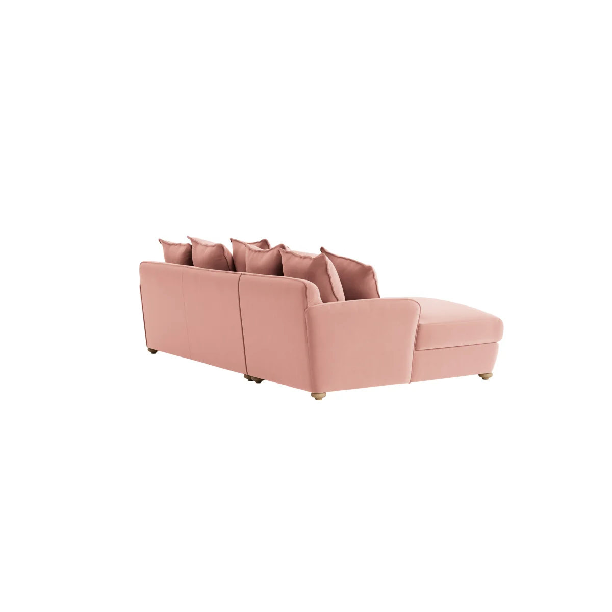 Smooch Chaise Sofa, Extra Large Left Hand (Flushed Cheek Clever Velvet) – image 3