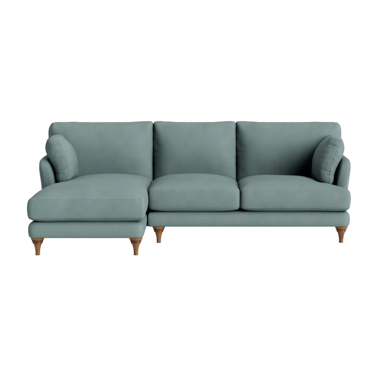 Smithy Chaise Sofa, Extra Large Left Hand (Smoothed Seaglass Clever Cotton) – image 1