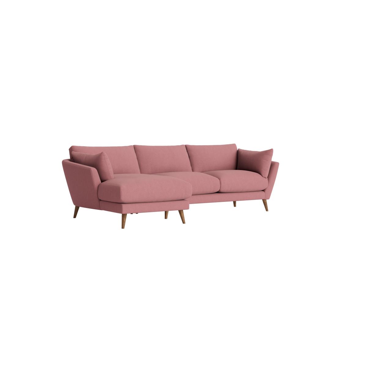 Groover Chaise Sofa in Extra Large Left Hand in Rosy Posy Clever Slubby Cotton – image 2