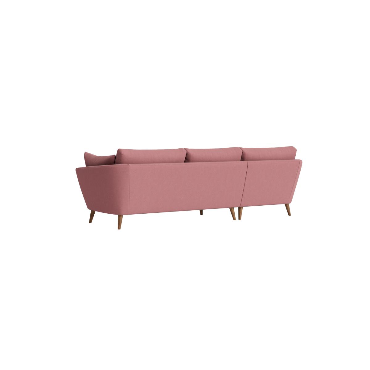 Groover Chaise Sofa in Extra Large Left Hand in Rosy Posy Clever Slubby Cotton – image 5