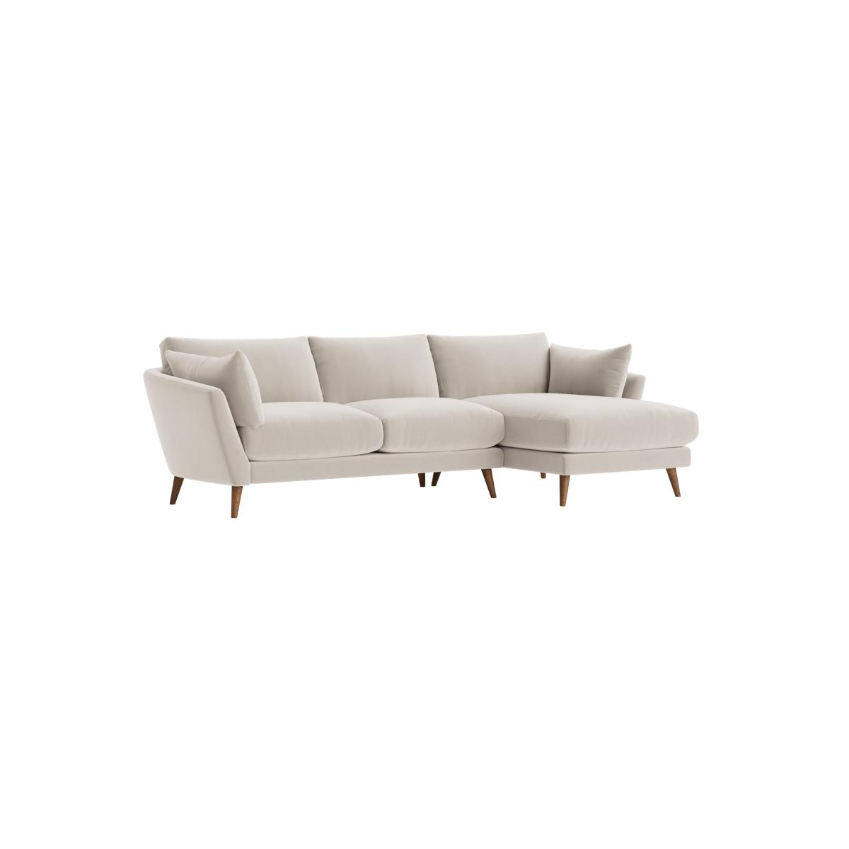 Groover Chaise Sofa in Extra Large Right Hand in Warm Dough Clever Velvet – image 2