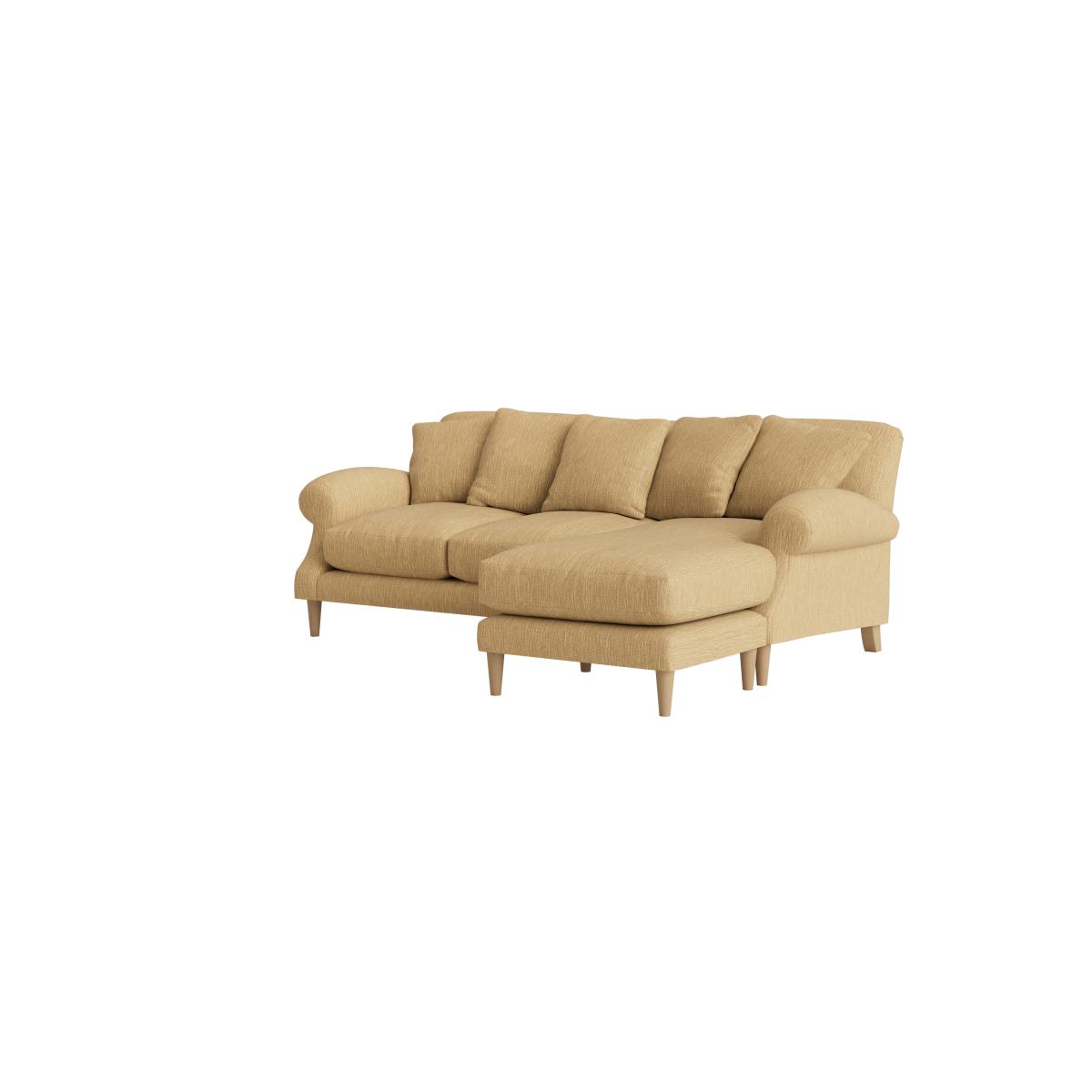 Crumpet Chaise Sofa - Large Left Hand - House Fabric - Straw Hat – image 6