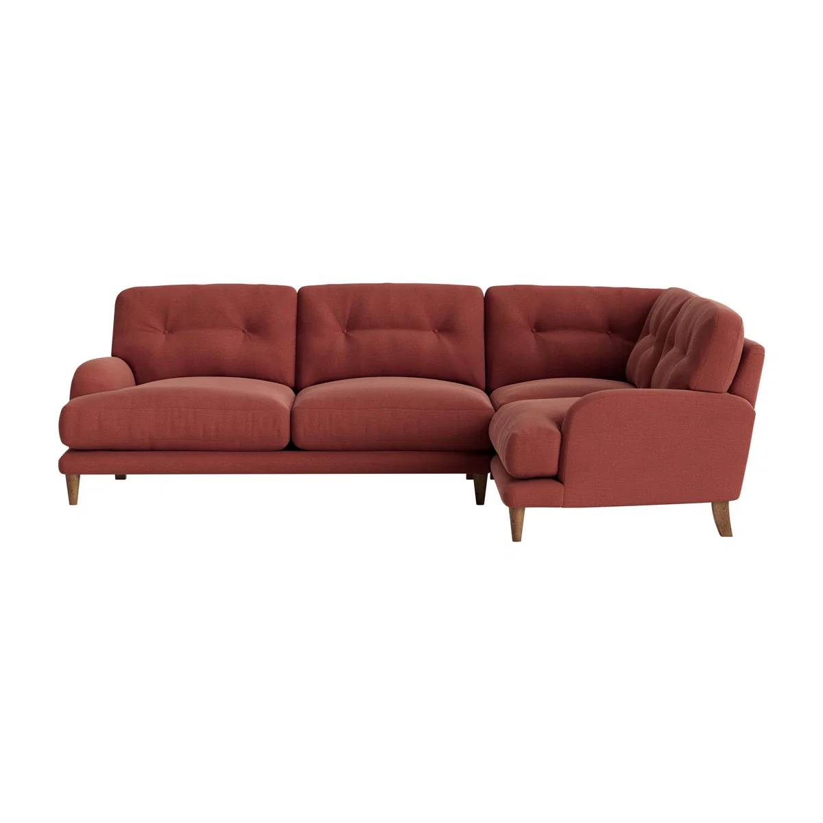 Sugar Bum Corner Sofa - Large Right Hand - Clever Linen - Summer Pudding – image 1