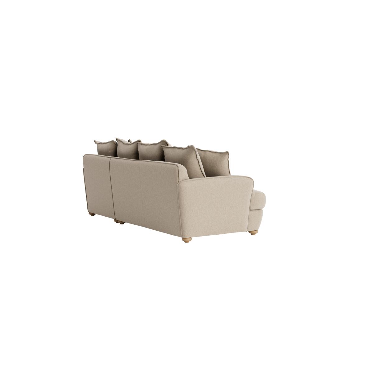 Smooch Chaise Sofa - Large Left Hand - Clever Linen - Flour Sack – image 3