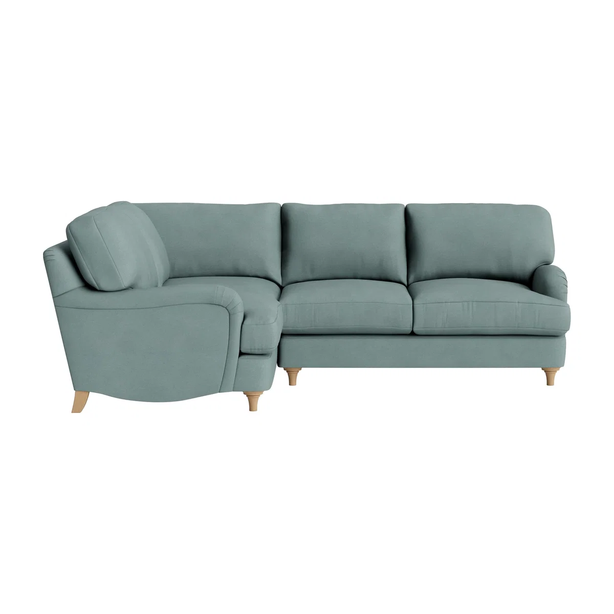 Jonesy Corner Sofa - Extra Large Right Hand - Clever Cotton - Smoothed Seaglass – image 1
