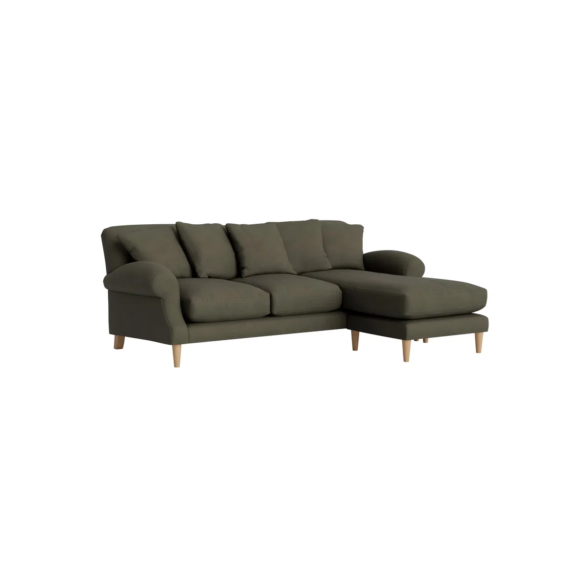 Crumpet Chaise Sofa, Large Right Hand (Woody Walk Clever Cotton) – image 2
