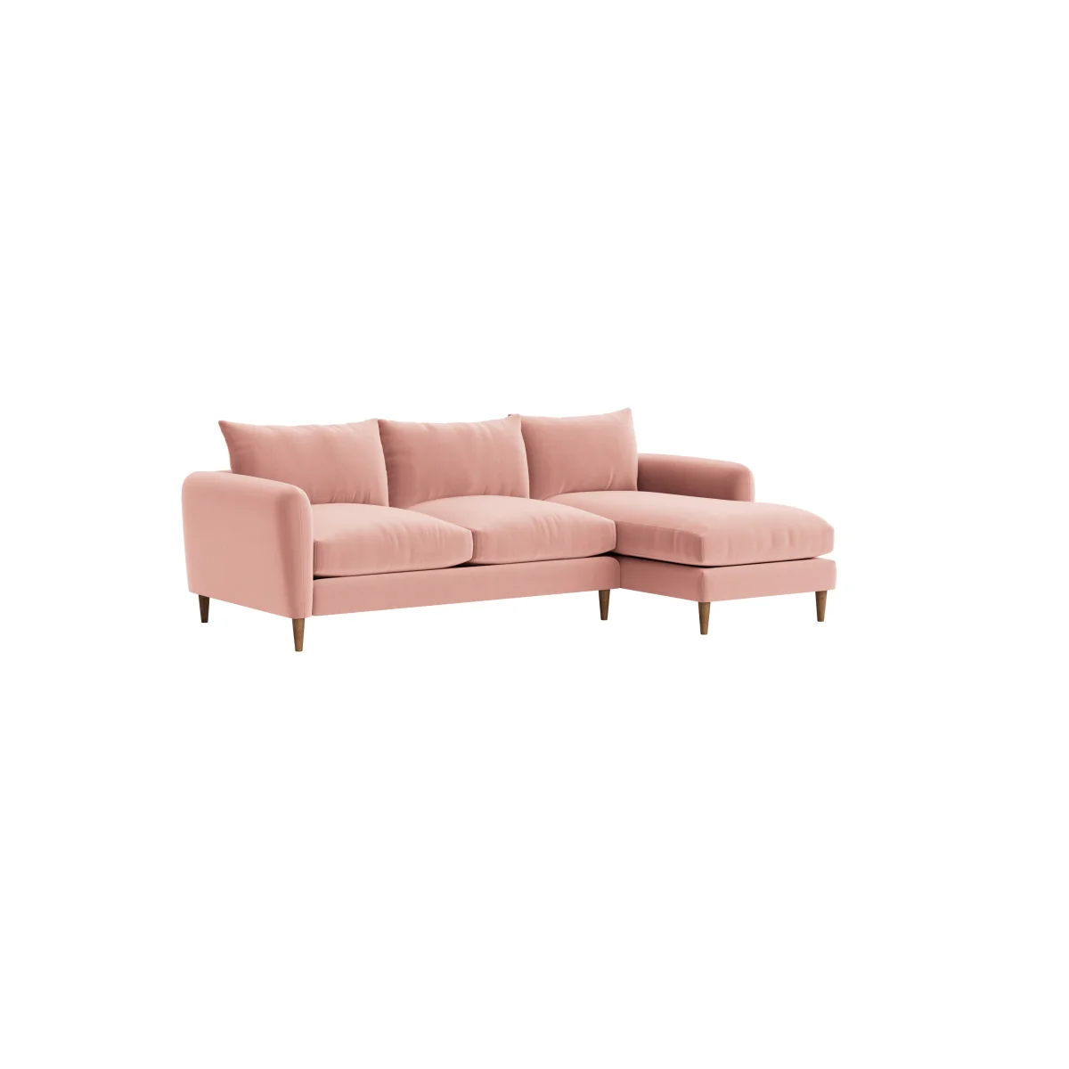Squishmeister Chaise Sofa, Extra Large Right Hand (Flushed Cheek Clever Velvet) – image 2