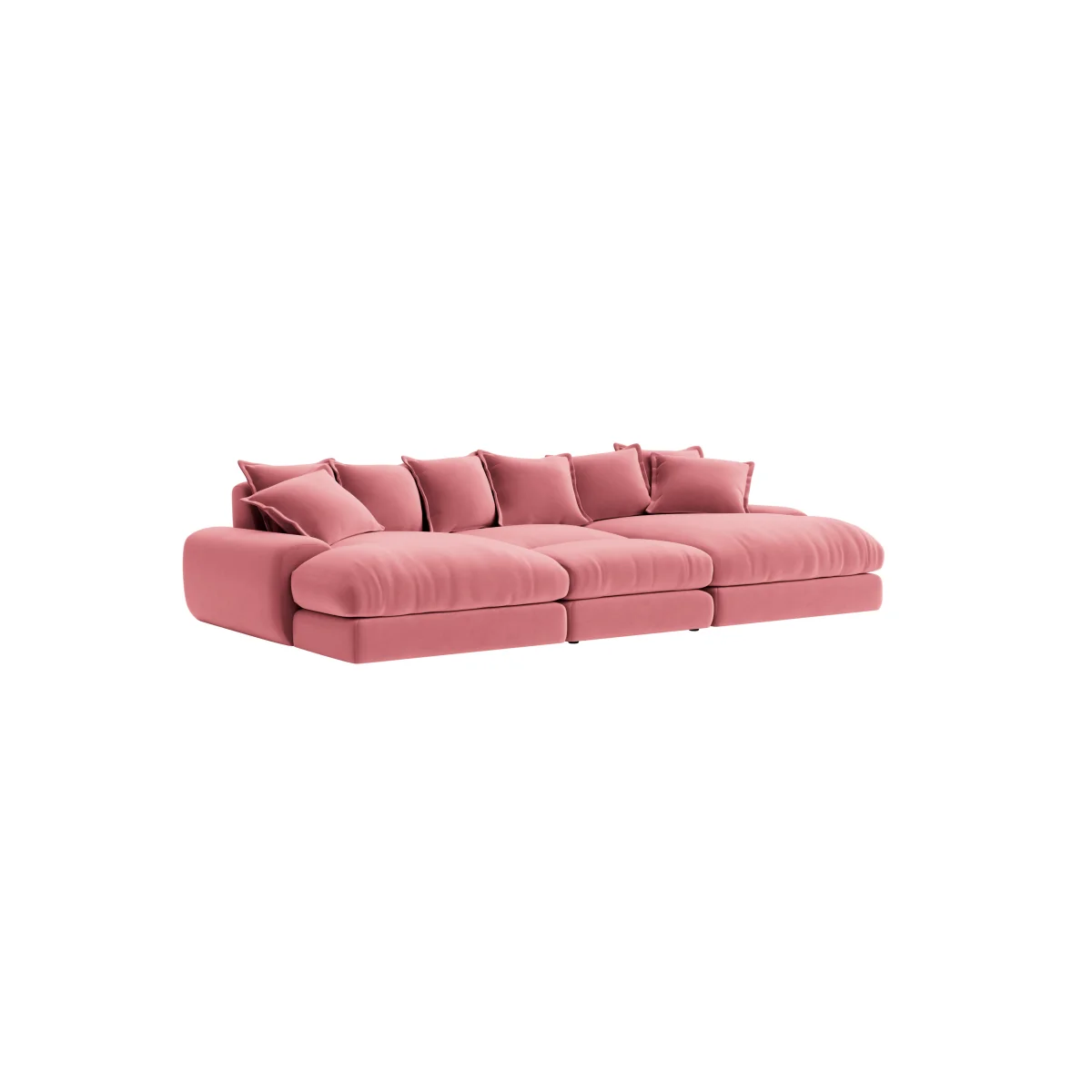 Wodge Chaise Movie Sofa (Jam Sandwich Clever Velvet) – image 2