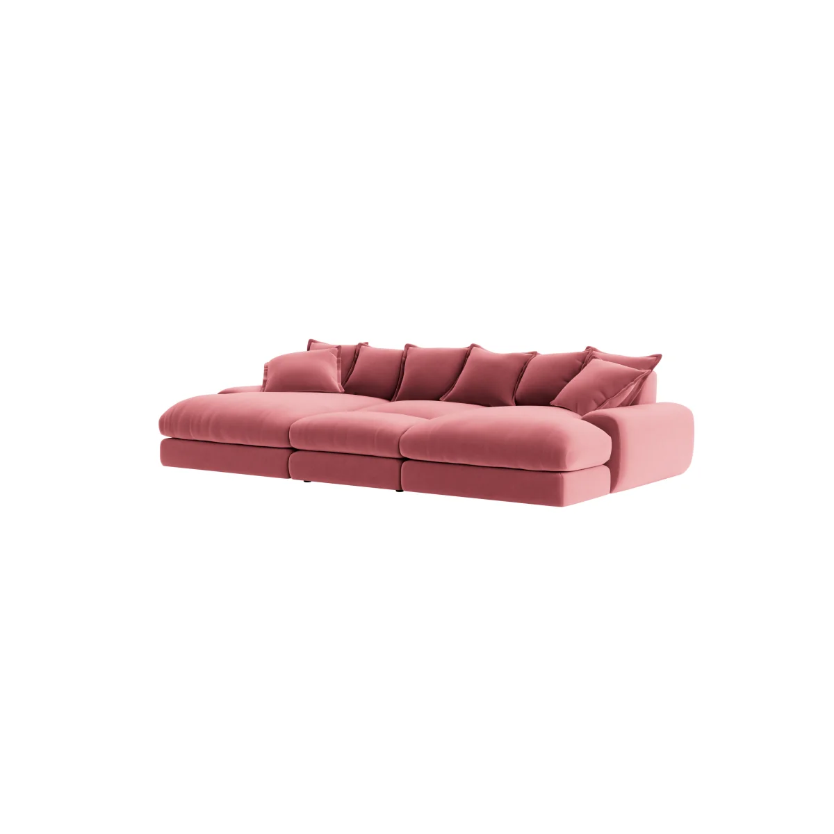 Wodge Chaise Movie Sofa (Jam Sandwich Clever Velvet) – image 6