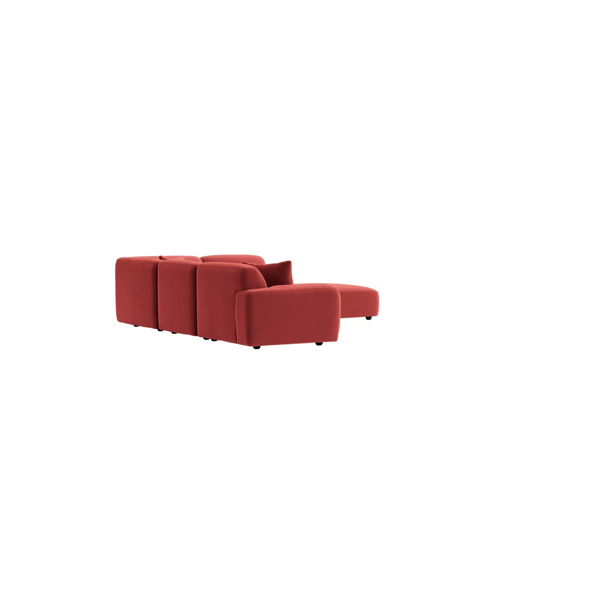 Squishblocks Modular Corner Chaise Large Left Hand in Rocking Horse Clever Velvet – image 2