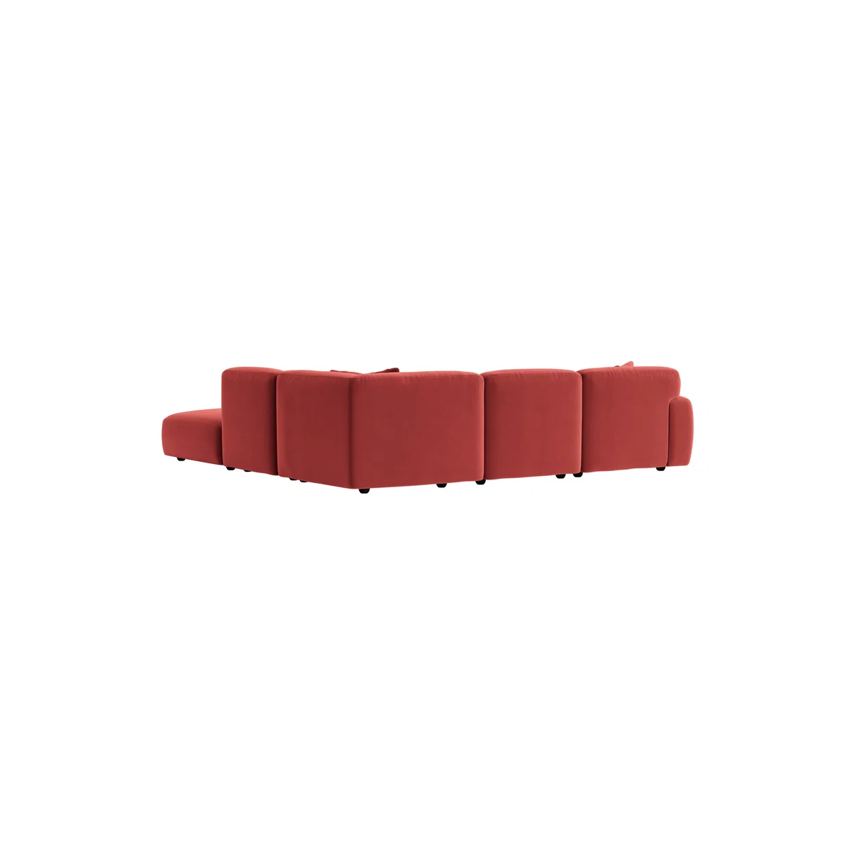 Squishblocks Modular Corner Chaise Large Left Hand in Rocking Horse Clever Velvet – image 3