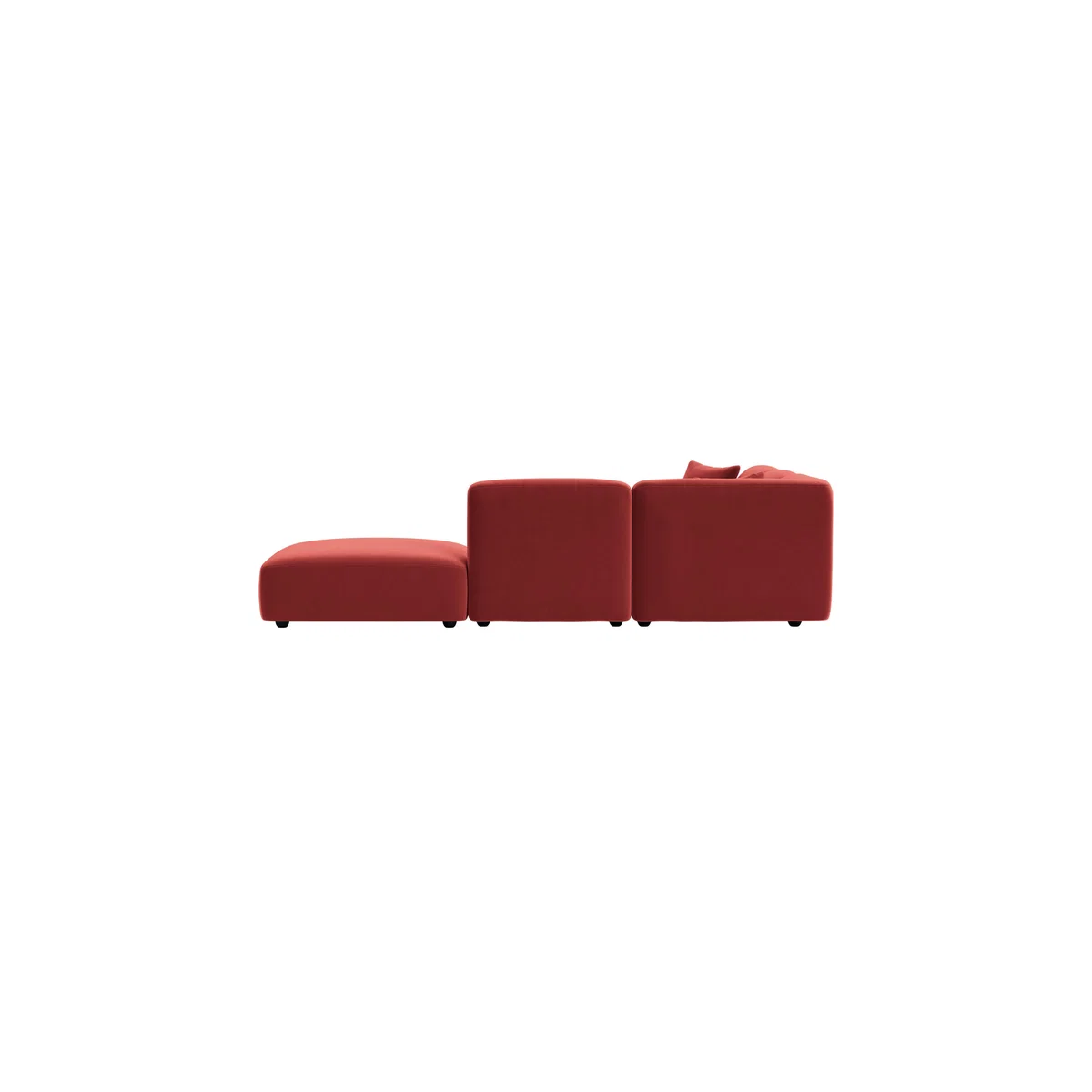 Squishblocks Modular Corner Chaise Large Left Hand in Rocking Horse Clever Velvet – image 4