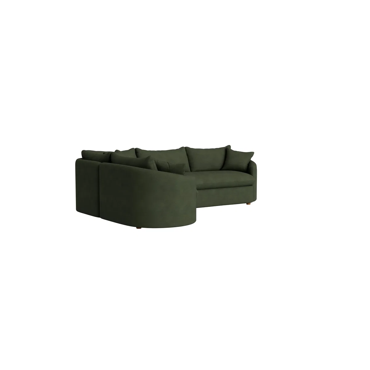 Curvella Corner Sofa, Large Left Hand (Woody Walk Clever Cotton) – image 2