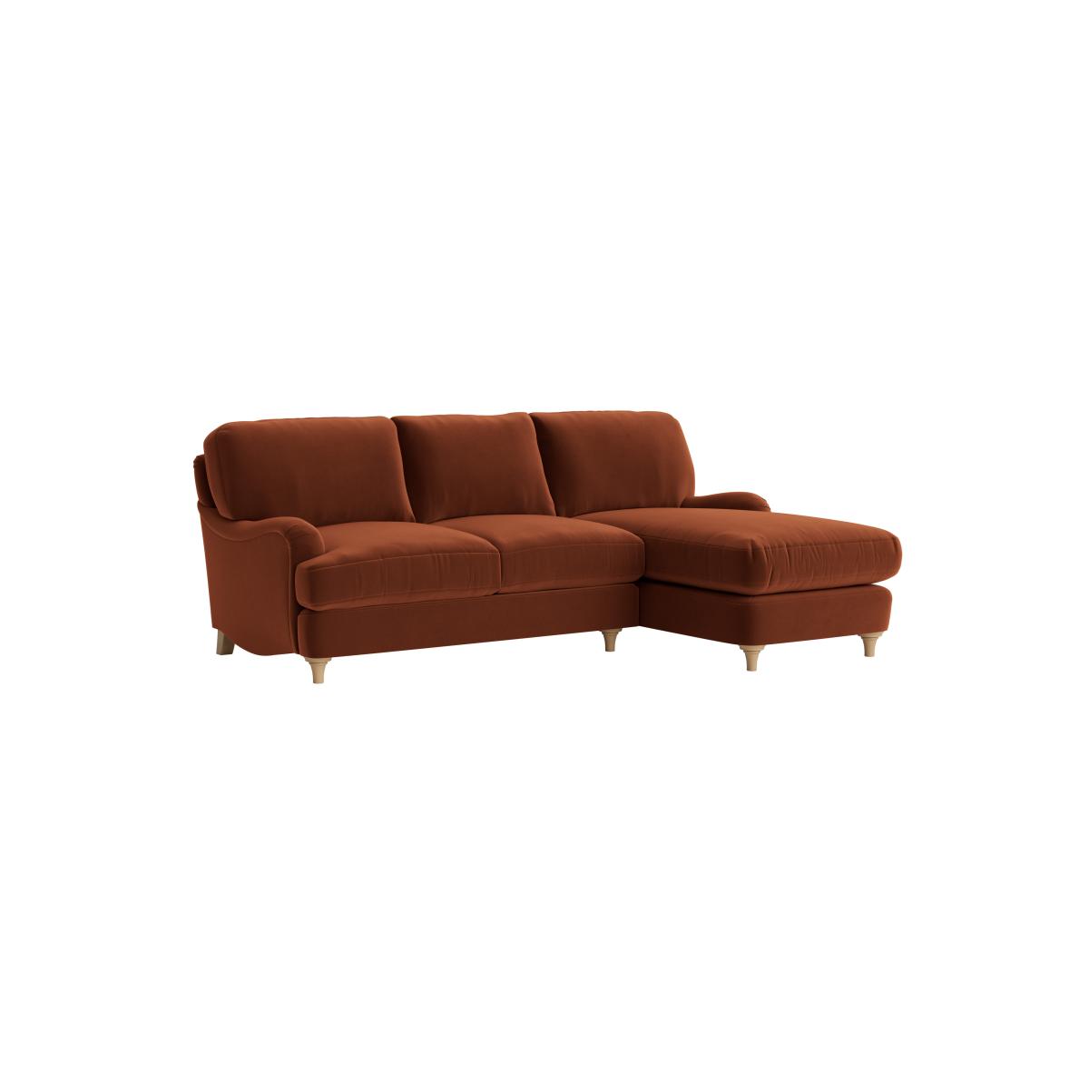Jonesy Chaise Sofa - Large Left Hand - Clever Velvet - Sticky Toffee – image 2
