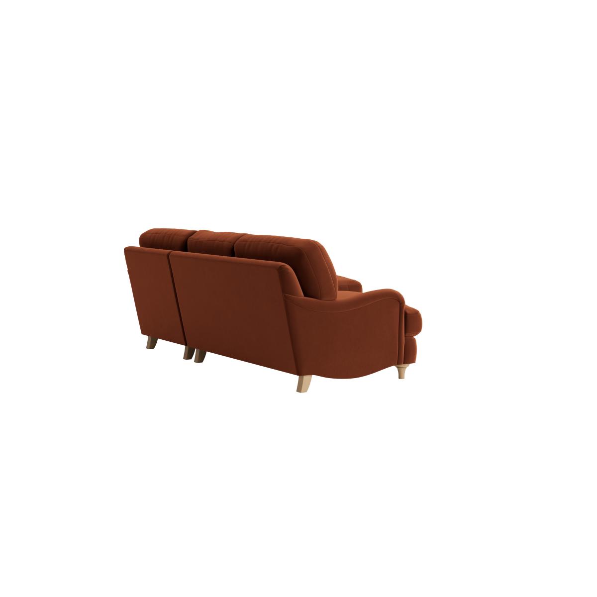 Jonesy Chaise Sofa - Large Left Hand - Clever Velvet - Sticky Toffee – image 3