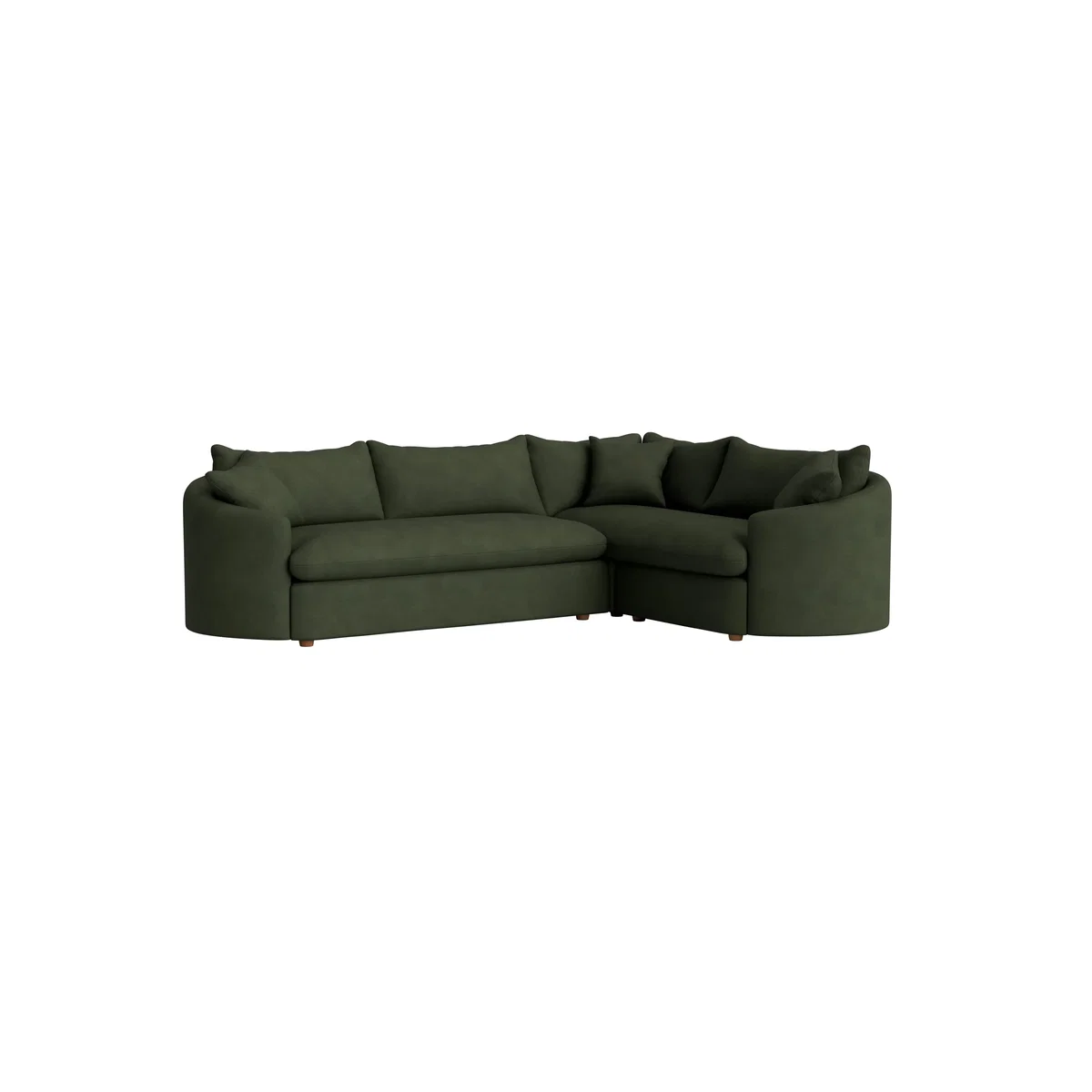 Curvella Corner Sofa, Large Right Hand (Woody Walk Clever Cotton) – image 2