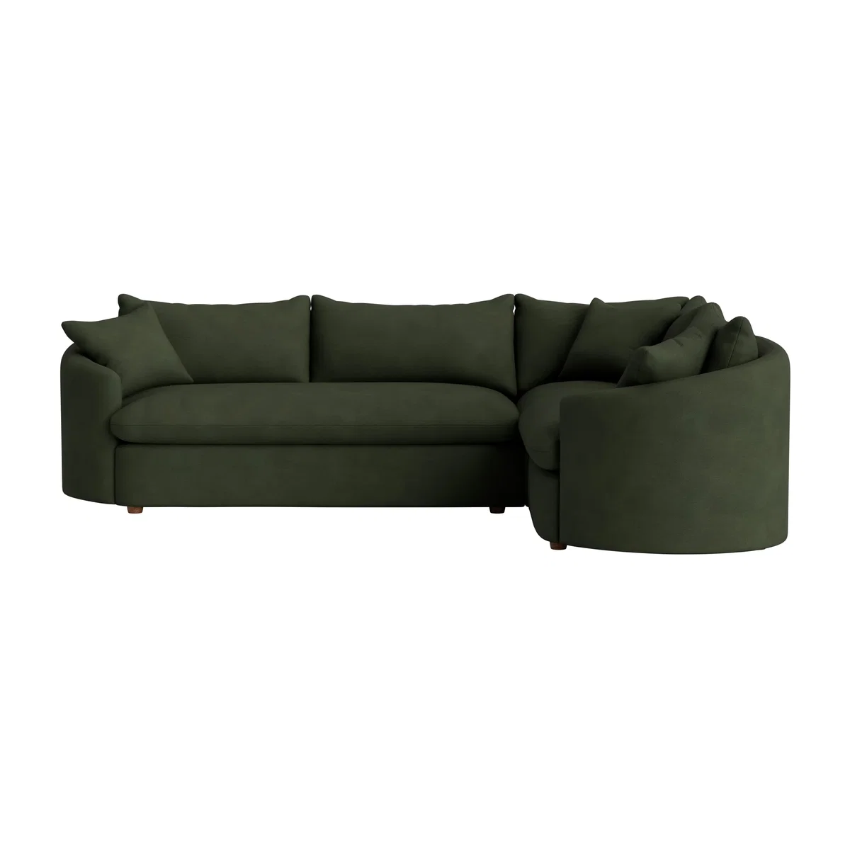 Curvella Corner Sofa, Large Right Hand (Woody Walk Clever Cotton) – image 1