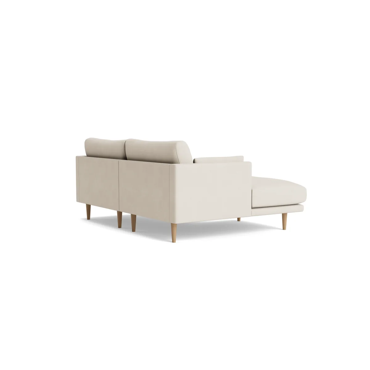 Jeffers Chaise Sofa Large Right Hand in Christmas Tree Clever Velvet – image 3