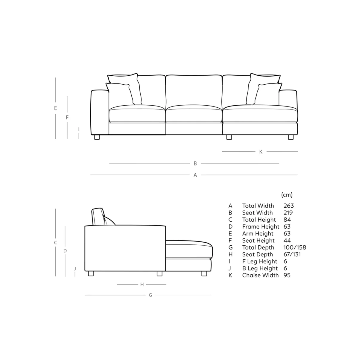 Swoon Crushed Velvet Right Corner Sofa Cream – image 6