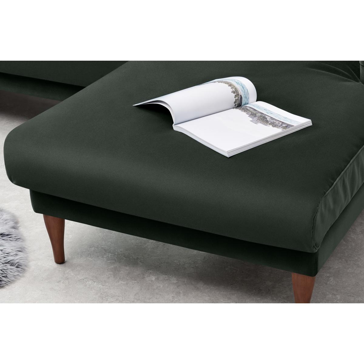 Barstow Right Hand Facing Chaise End Corner Sofa, Mourne Grey Velvet – image 5