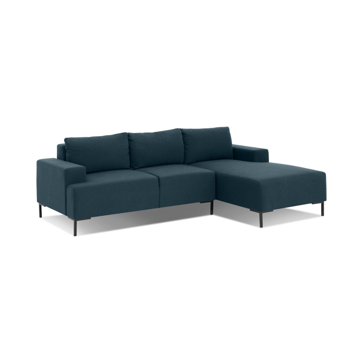 Frederik 3 Seater Right Hand Facing Compact Corner Chaise End Sofa, Aegean Blue – image 3