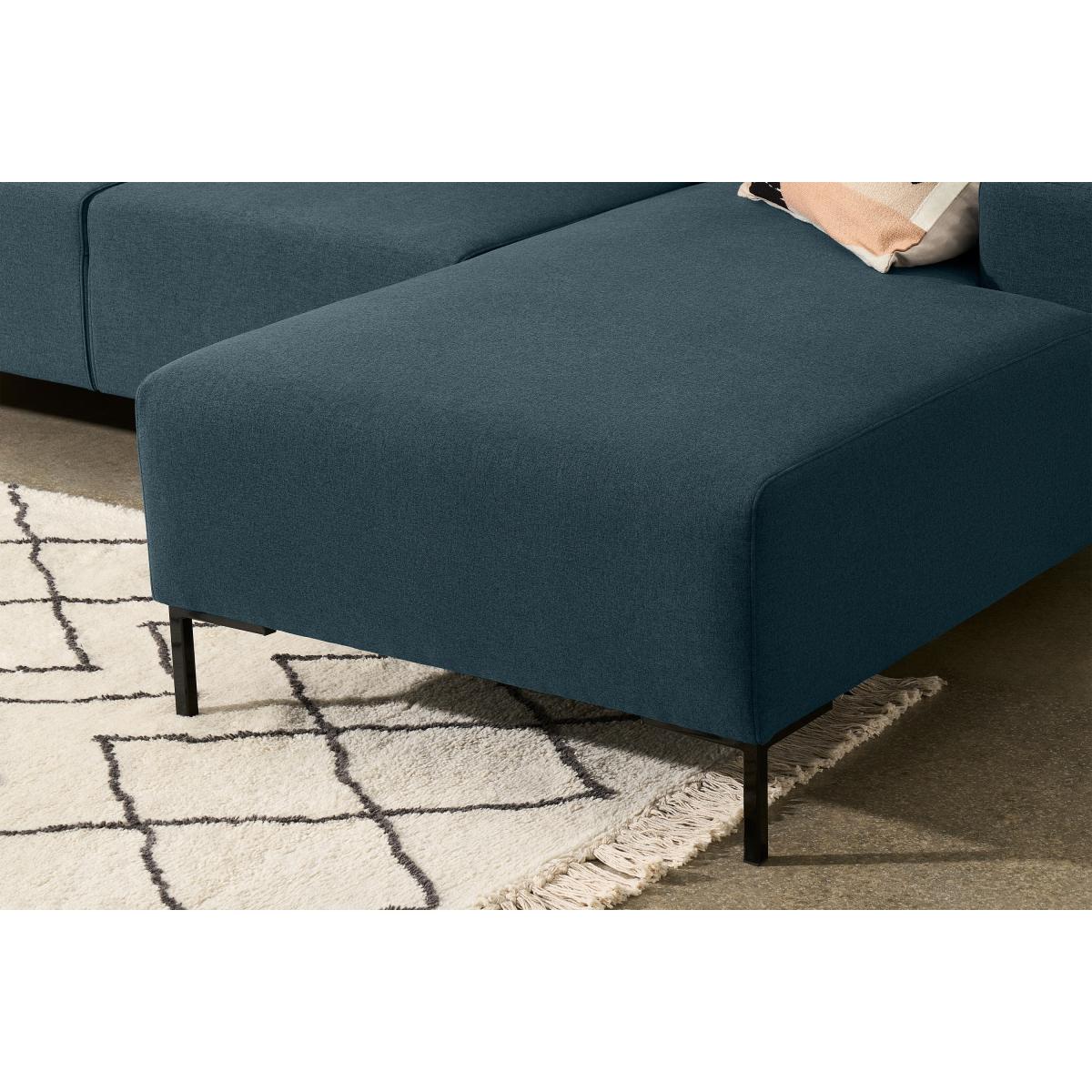 Frederik 3 Seater Right Hand Facing Compact Corner Chaise End Sofa, Aegean Blue – image 5