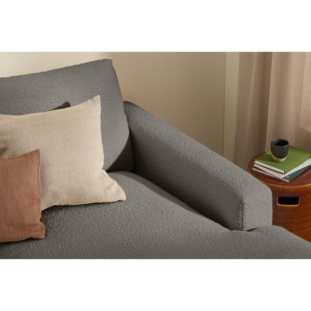 Arni Right Hand Facing Chaise End Sofa, Dove Grey Boucle – image 5