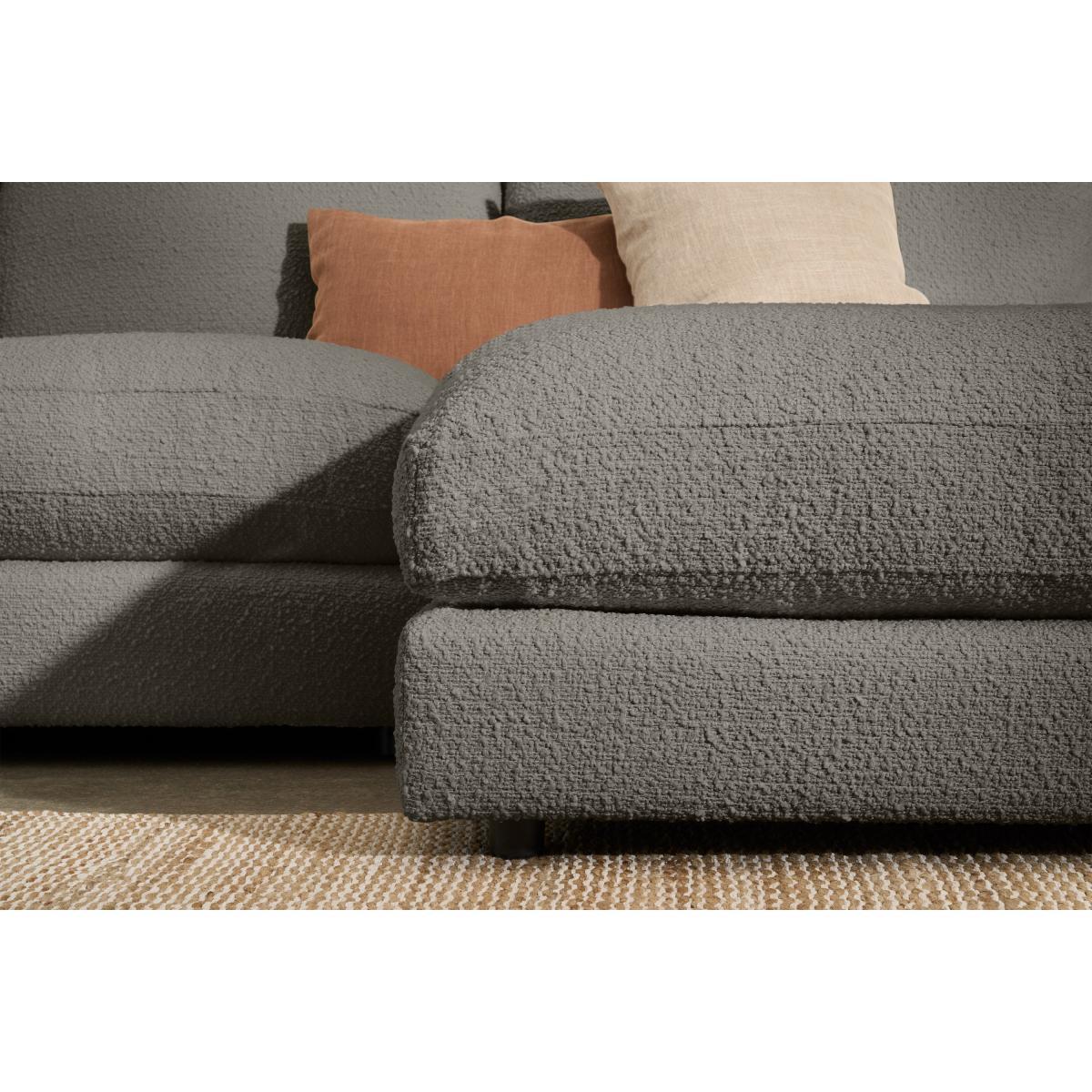 Arni Right Hand Facing Chaise End Sofa, Dove Grey Boucle – image 6