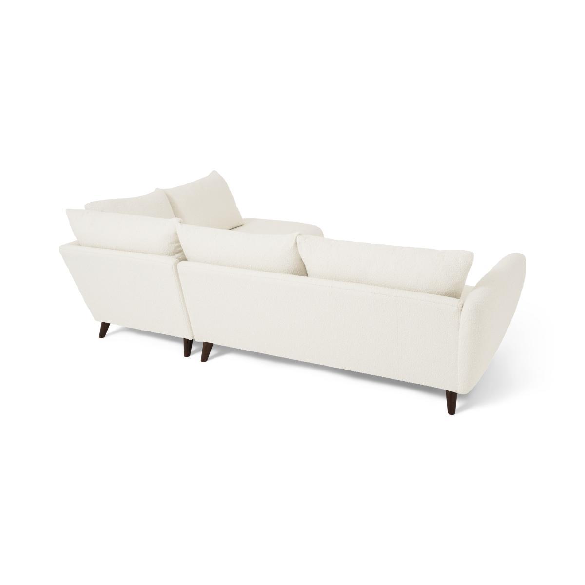 Elmira Right Hand Facing Corner Sofa, Ivory White Boucle – image 5