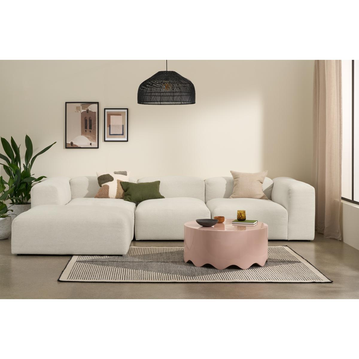Livienne Chaise End Corner Sofa, Natural Hazel Weave – image 4