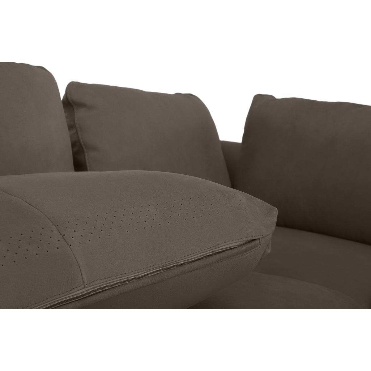 Vento 5 Seater Corner Sofa, Texas Grey Leather – image 6
