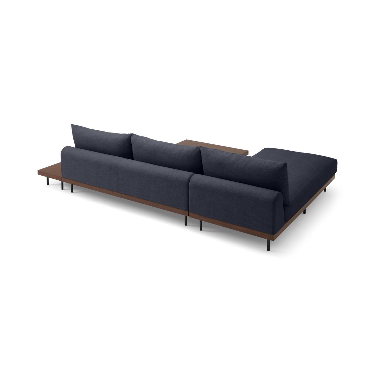 Zita Modular Chaise End Corner Sofa with 2 Side Tables, Kyoto Denim – image 6