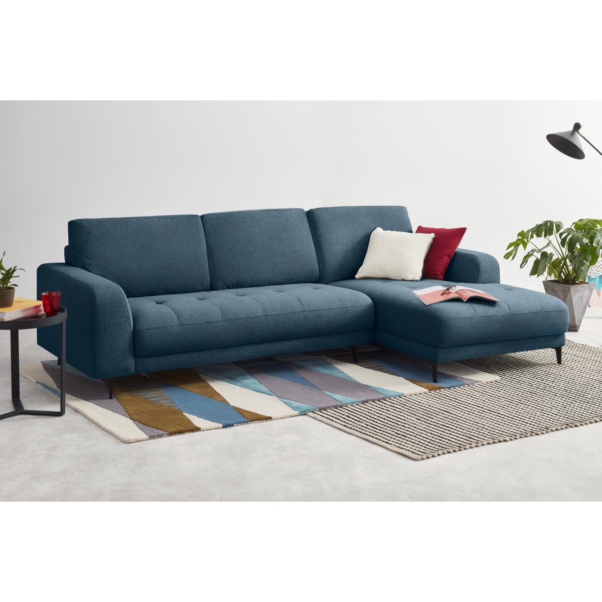 Luciano Right Hand Facing Chaise End Corner Sofa, Orleans Blue – image 4