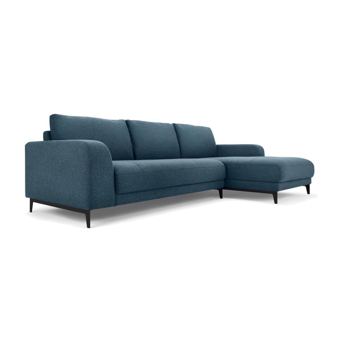 Luciano Right Hand Facing Chaise End Corner Sofa, Orleans Blue – image 1