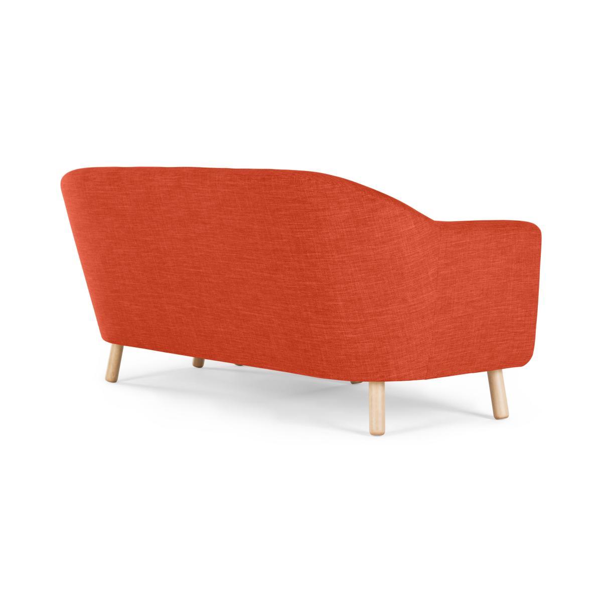 Lottie Compact Chaise End Corner Sofa, Tuscan Orange – image 4