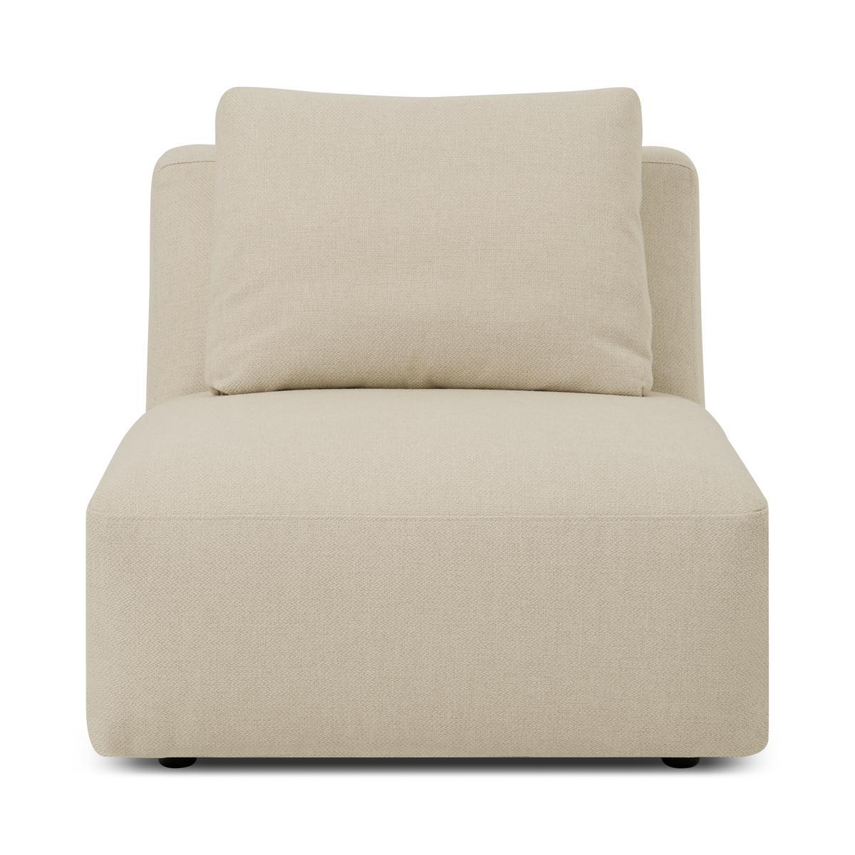 Jacklin Armless Modular Chair, Natural Recycled Weave – image 2