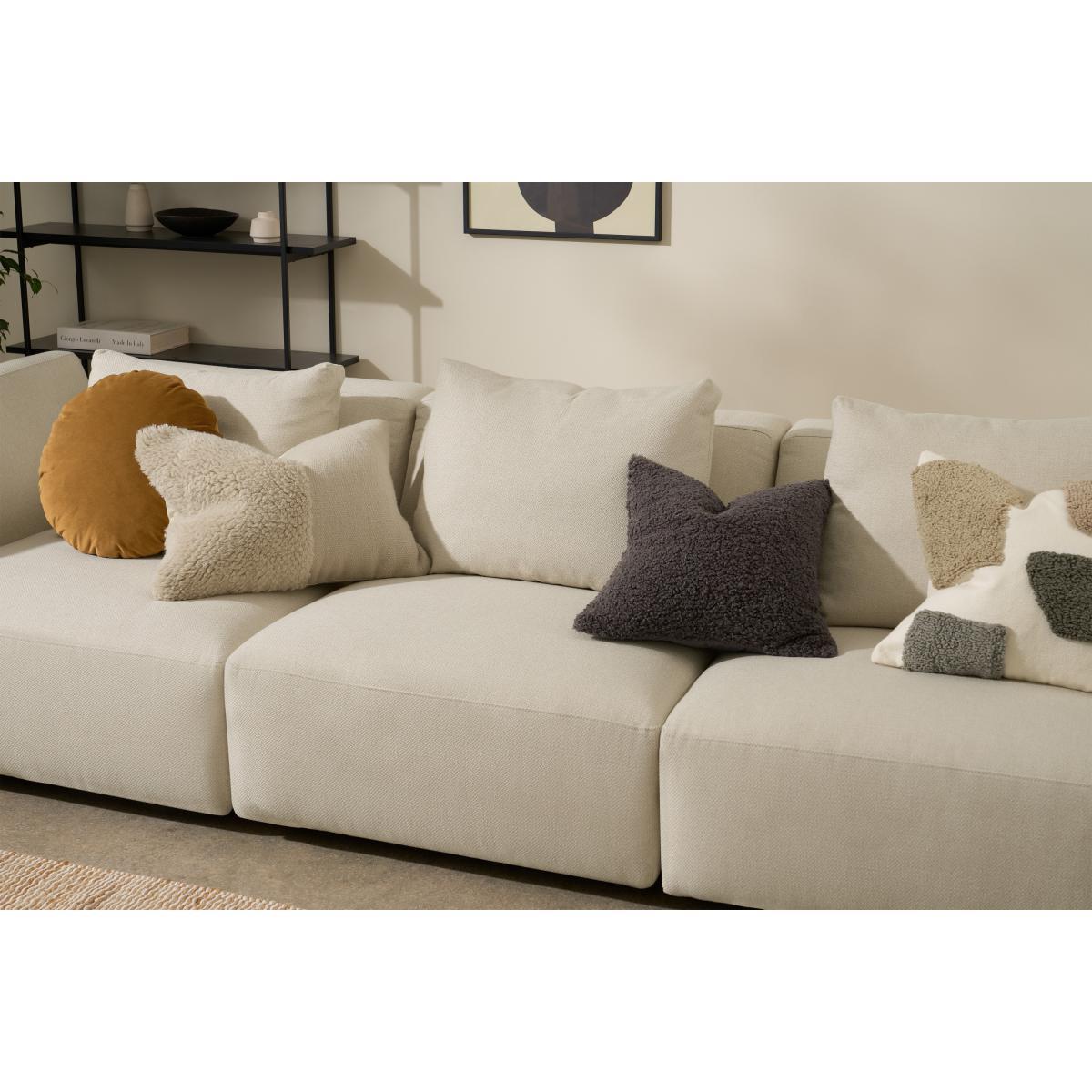 Jacklin Armless Modular Chair, Natural Recycled Weave – image 5