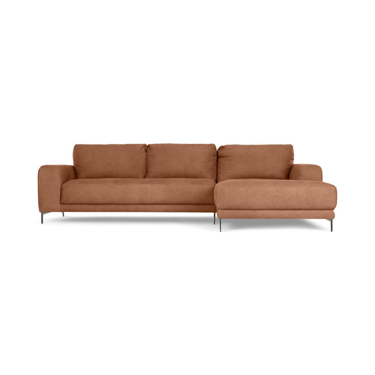 Luciano Right Hand Facing Corner Sofa, Texas Tan Leather – image 2